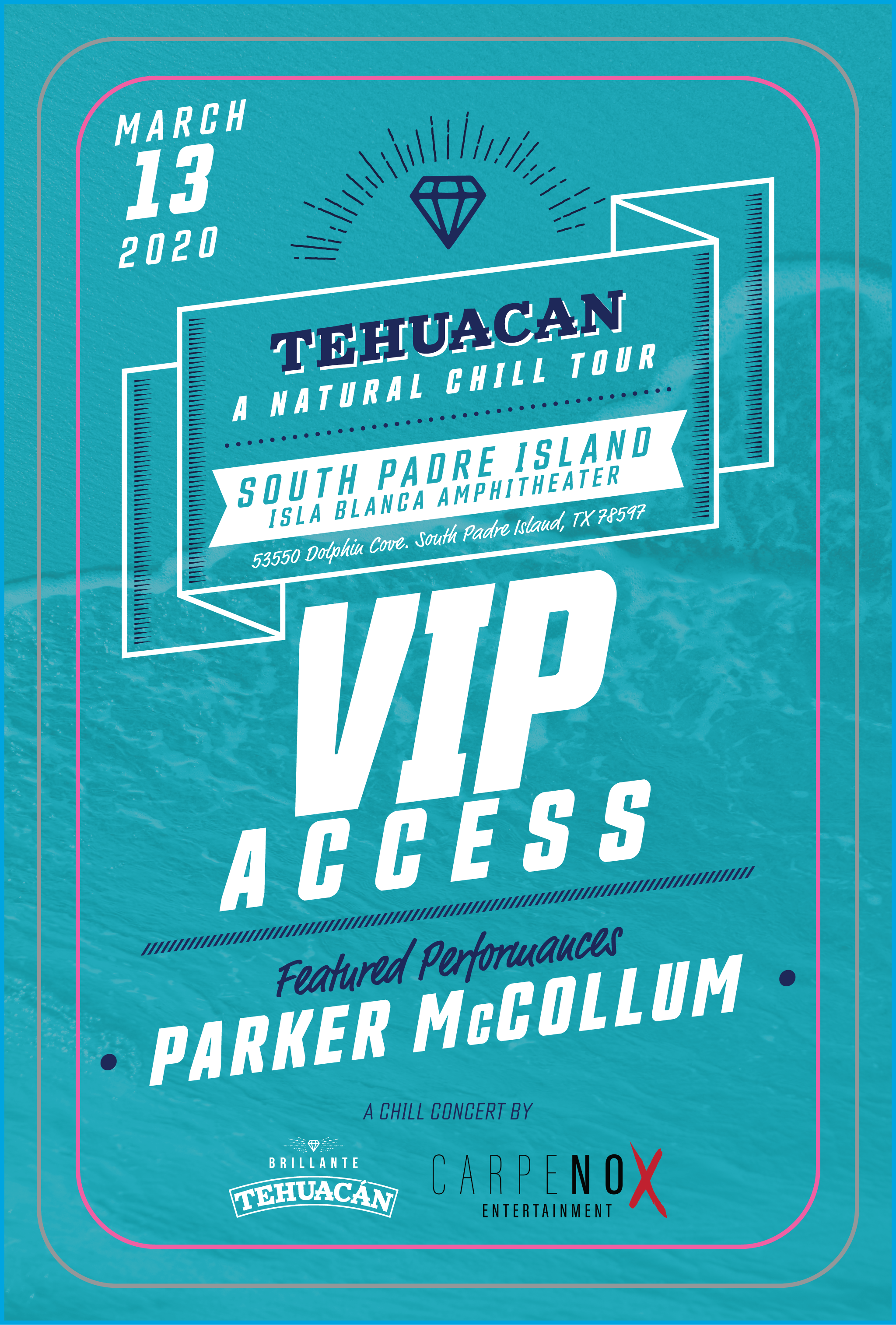 Tehuacan - A Natural Chill Tour Access Badge